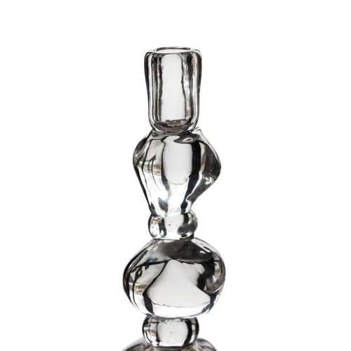 Portacandela  vetro trasparente Grande di Nienke Sikkem / H 32,5 cm - HK LIVING - Trasparente - Vetro