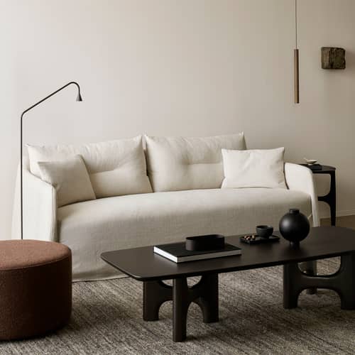 Tavolino Flow legno marrone / 150 x 60 cm - Ethnicraft - Mogano rosa bruno - Mogano tinto