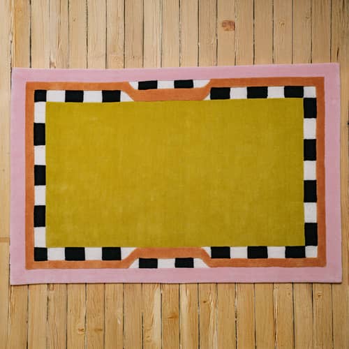 Teppich Eighties textil bunt / 240 x 170 cm – handgetuftet - COLORTHERAPIS - 240 x 170 cm - Neuseeländische Schurwolle