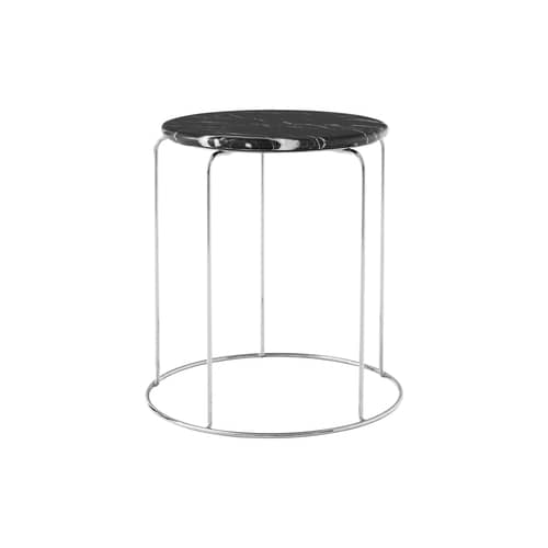 Accessoire / Plateau marbre pour tabouret Wire VP11 - &tradition - Noir - Marbre Marquina