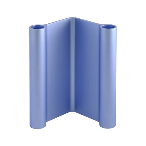 Candeliere Pair metallo blu / H 18 cm - Muuto - Blu - Alluminio anodizzato