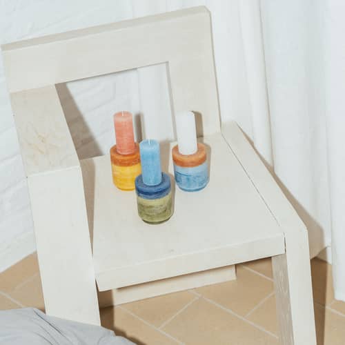 STAN EDITIONS Candl Stack 02 Candle - green | Made In Design UK