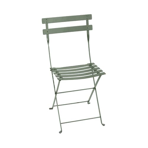 Chaise pliante Bistro métal vert - Fermob - Cactus - Acier laqué