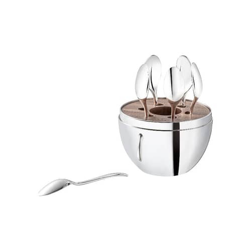 Espresso spoon Mood Coffee Christofle / Set of 6 in a steel