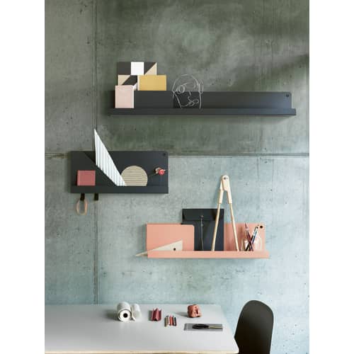 Muuto Folded Small Shelf - black | Made In Design UK