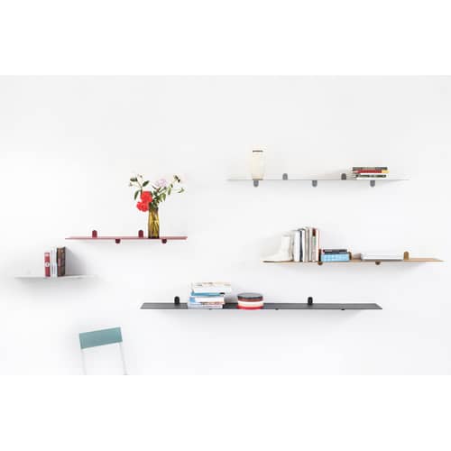 Étagère n°3 métal blanc / L 148 cm - valerie objects - Blanc - Acier