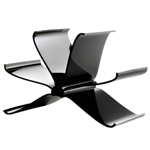 Porte-revues Front Page plastique noir - Kartell - Noir opaque - PMMA
