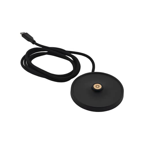 Schnurlosleuchte Halesia LED metall silber - Alessi - Stahl poliert - rostfreier Stahl
