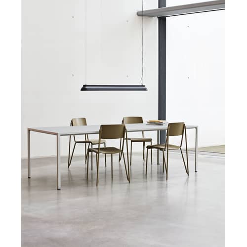 Suspension PC Linear métal noir / LED - L 120 cm - Hay - Noir - Aluminium