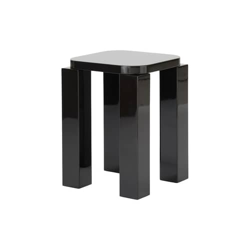 Tabouret Atlas bois noir / Carré - NEW WORKS - Espresso - MDF laqué