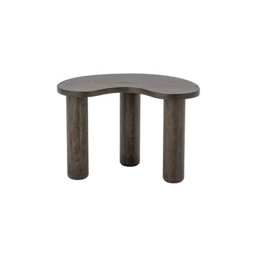 Tavolino Luppa marrone legno naturale / 53 x 36 x H 35 cm - Albero della gomma - Bloomingville - 53 x 36 x H 35 cm / Legno scuro - Legno di albero della gomma