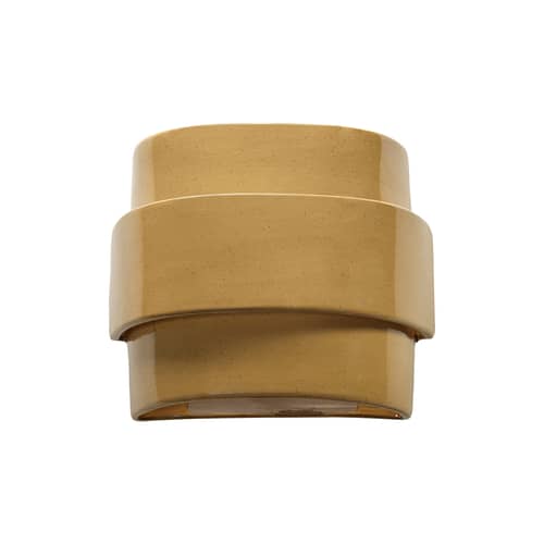 Terres de rêves - James Wall light ceramic yellow - Serax - Ochre - Enamelled sandstone