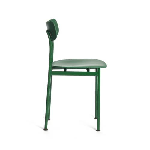 Chaise Motta vert / Jasper Morrison - Polypropylène recyclé - Magis - Vert - Acier, Polypropylène recyclé