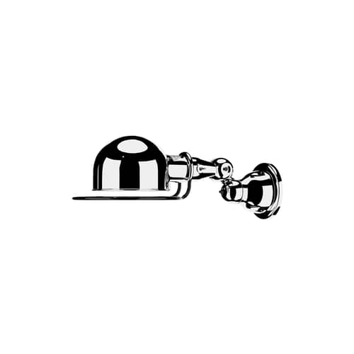 Applique Loft D1000 métal chromé/ Design 1950 - Orientable + interrupteur intégré - Jieldé - Chromé - Acier, Fonte d\'aluminium