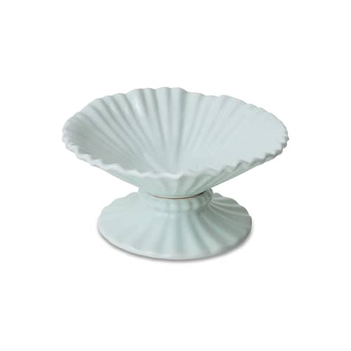 Coupe New classics céramique blanc / Ø 20 x H 10 cm - HK LIVING - Blanc - Grès