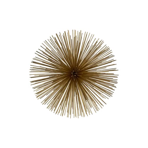 Décoration Prickle brass Large or métal / Ø 26 cm - POLSPOTTEN - Ø 26 cm / Laiton - Métal teinté