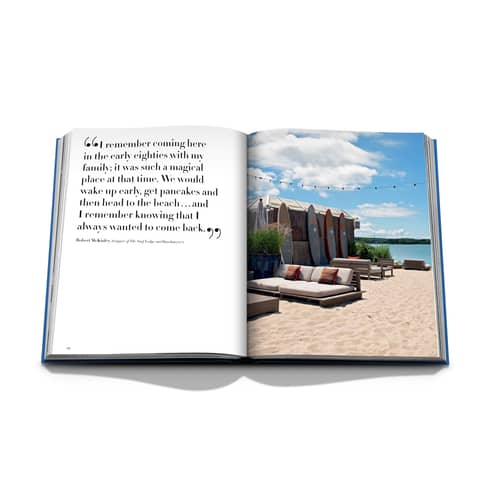 Livre Hamptons Private  / Langue Anglaise - Editions Assouline - Hamptons Private - Lin, Papier