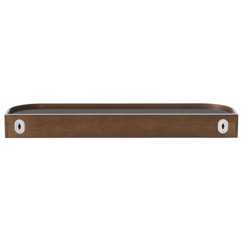 Regal Epoch holz natur / L 79 cm - Beidseitig verwendbar - Audo Copenhagen - Eiche dunkel / Schwarz - Eiche Furnier gebeizt, Furnier