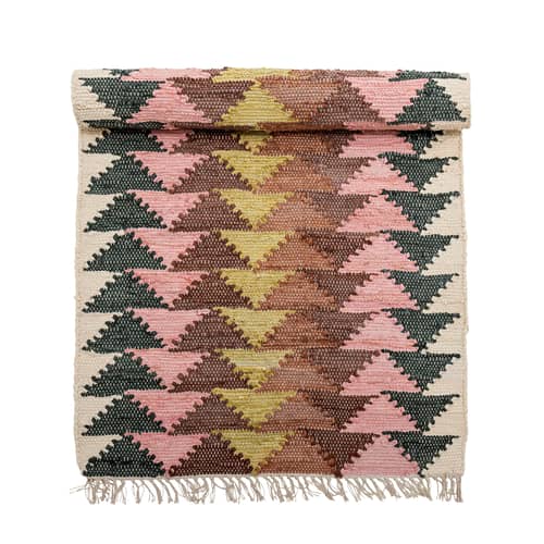 Desmond Rug textile multicoloured / 180 x 80 cm - Bloomingville - Multicoulered - Cotton, Polyester