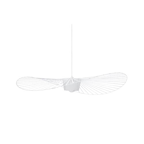 Suspension Vertigo blanc Moyenne / Ø 140 cm - Constance Guisset, 2010 - Petite Friture - Blanc - Fibre de verre, Polyuréthane