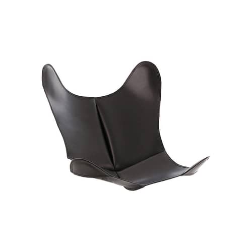  Accessory leather black / AA Armchair Cover - Buffalo Leather - AIRBORNE - Black - Buffalo leather