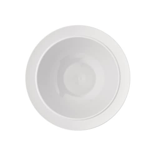 Saladier La Bella Tavola céramique blanc / Ø 29 cm - Ettore Sottsass - Alessi - Blanc uni - Porcelaine fine
