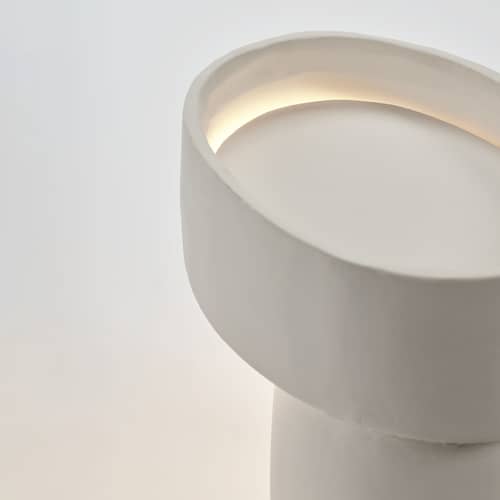Romé Table lamp ceramic white / H 23.5 cm - Serax - White - Sandstone