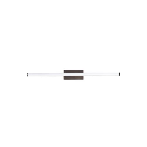 Applique con presa Bow Mini metallo marrone / H 50 cm - 101 COPENHAGEN - H 50 cm / Tubo in Bronzo e Bianco - Acrilico, Ferro