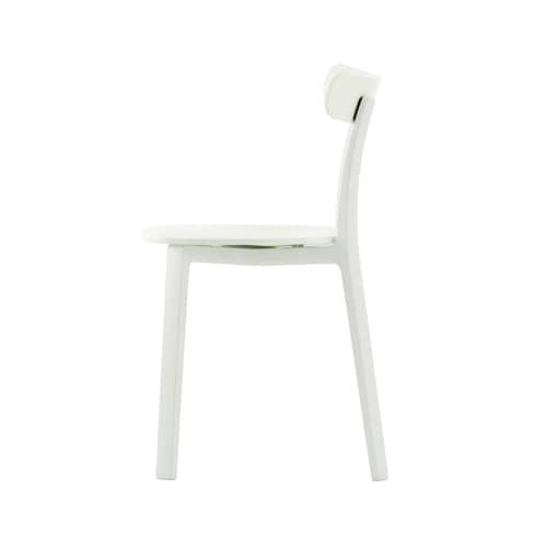 Chaise APC plastique blanc - Vitra - Blanc - Polypropylène teinté