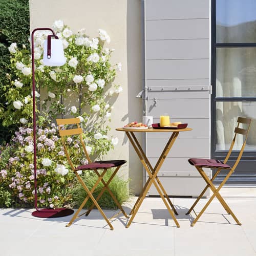 Accessoire  métal orange / Pied Small pour lampes Balad - H 157 cm - Fermob - Orange confite - Acier peint