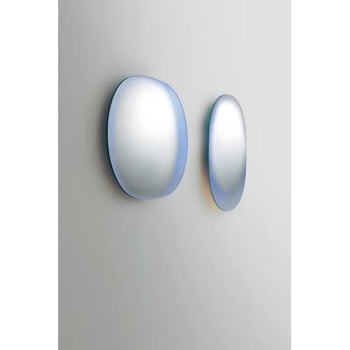 Miroir mural Shimmer / Verre - L 100 x H 80 cm - Glas Italia - Multicolore - Verre