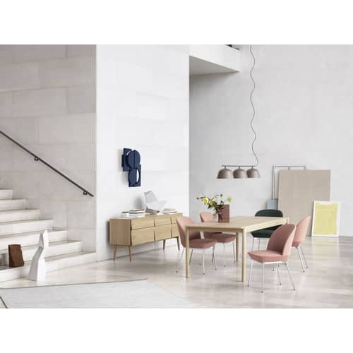 Ambit Rail Pendant metal green / L 126 cm - Metal - Muuto - Sage green - Aluminium