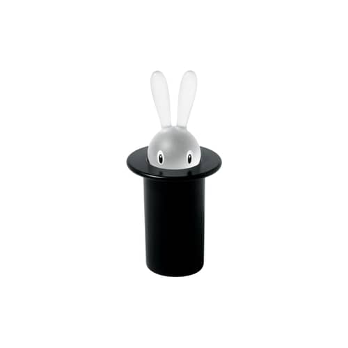 Porte cure-dents Magic Bunny plastique noir - Alessi - Noir - PMMA