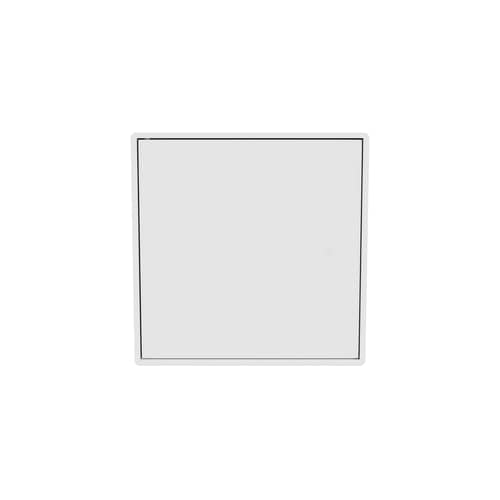 Rangement mural Montana Mini 1003 / Porte droite - 35 x 35 x P 25 cm - MONTANA - New white 101 - MDF laqué