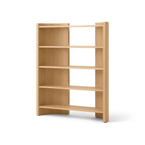Crescent High Shelf natural wood / W 150 x H 173 cm - Audo Copenhagen - Oak - Plywood
