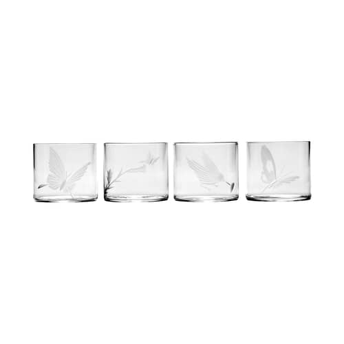 Set de 4 verres Unity - Serax - Transparent - Cristal soufflé bouche