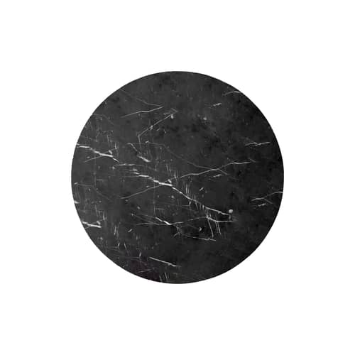 Zubehör  marmor schwarz / Tablett für Couchtisch Androgyne Ø 63 cm - Audo Copenhagen - Tablett / Marmor Marquina Marmor - Marquina Marmor