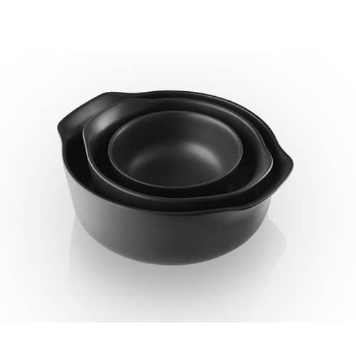 Bol Nordic Kitchen céramique noir / 0,4 L - Eva Trio - Noir mat - Grès