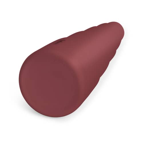 Bougeoir Spire métal rouge Step / H 26 cm - Fatboy - Prune - Aluminium