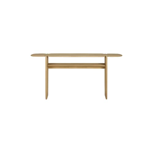 Console PI bois naturel / 160 x 40 x H 75 cm - Ethnicraft - Chêne - Chêne massif