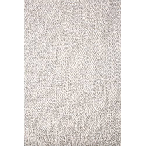 Fauteuil rembourré Jack Outdoor   / Teck - Ethnicraft - Blanc cassé / Teck - Mousse, Teck massif, Tissu polypropylène