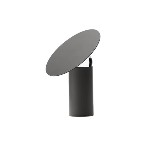Lampada da tavolo Era Small LED metallo nero / H 43 cm - Regolabile - Mogg - Nero - Alluminio, Trasparente