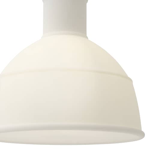 Unfold Pendant plastic material white / silicone - Ø 32.5 x H 29.5 cm - Muuto - Translucent white - Silicone