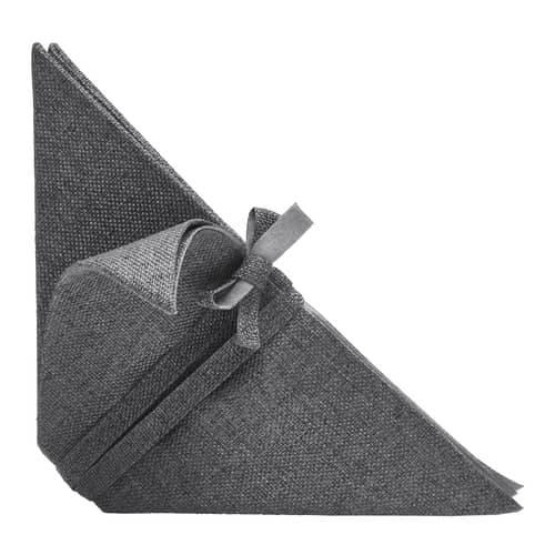 Serviette de table Iittala X Issey Miyake tissu gris - Iittala - Gris foncé - Polyester