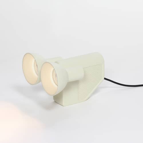 Olo Table lamp ceramic white beige Numbered and signed edition - Ceramic - Moustache - Sand - Ceramic