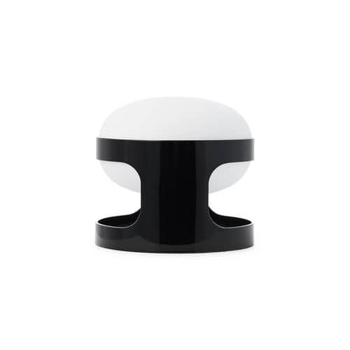 Tischleuchte KD28 plastikmaterial schwarz / Joe Colombo, 1967 - Recycled - Kartell - Schwarz - Recyceltes PMMA