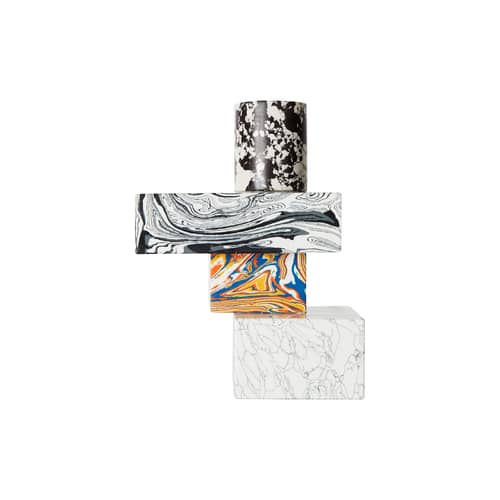 Tom Dixon Swirl Multi Candelabra - white multicoulered black