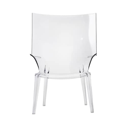 Fauteuil Uncle Jim plastique transparent / Philippe Starck, 2014 - Kartell - Cristal - Polycarbonate