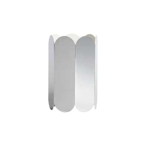 MÖBELZUBEHÖR Arcs silber metall / Stahl - Ø 20 x H 30 cm / Ohne Elektrik - Hay - Spiegelglas - Stahl
