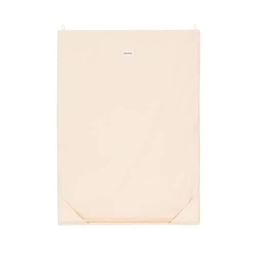 Organisateur mural Vibes Breakfast tissu / L 55 x H 70 cm - NOBODINOZ - Sable - Coton biologique, Polyester